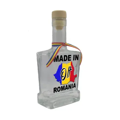 Made in olt romania, sticla cu mesaj plata, 250 ml, model divgs179 06 24